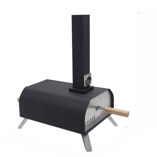 ピザオーブン、トースター、11インチ、ポータブル、ステンレススチール製薪焼きピザオーブン、家庭用、屋外用、均一熱温度計、家庭/屋外キャンプ用(12インチ手動回転ペレットピザオーブン) Youlines (13インチです)